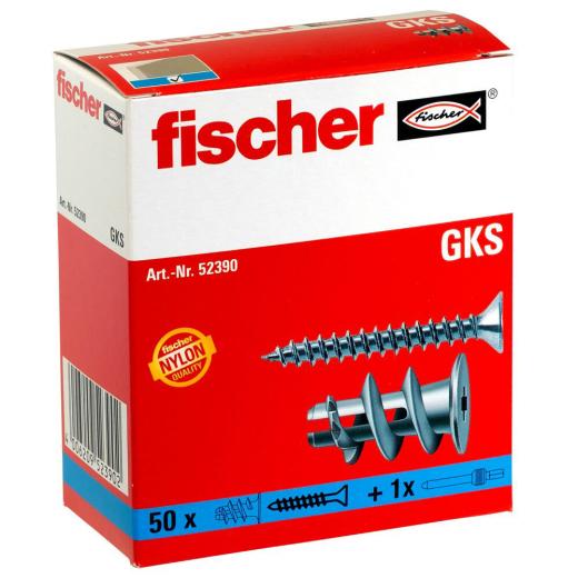 fischer Gipskartondübel GK S | 50 Stück