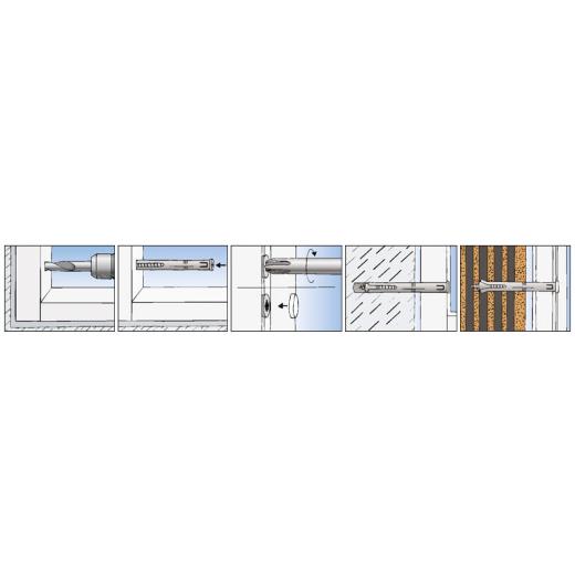 fischer Fensterrahmendübel F 10 S 75 | 50 Stück