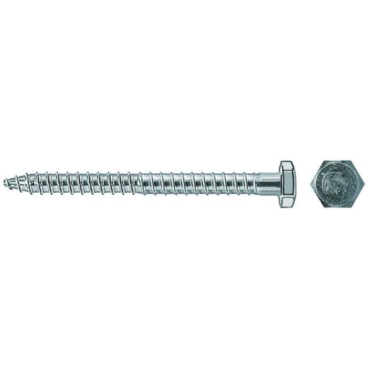 fischer Tornillo de seguridad 7 x 167 T, cabeza plana, acero galvanizado - 200 piezas