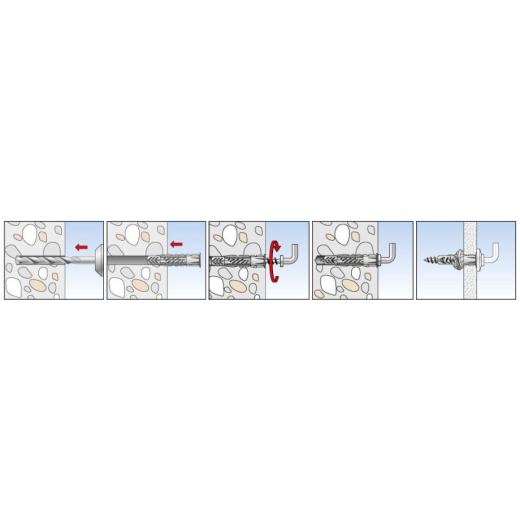 fischer Universaldübel UX 8 x 50 WH | 25 Stück