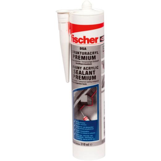 fischer Strukturacryl Premium DSA 310 ml weiß