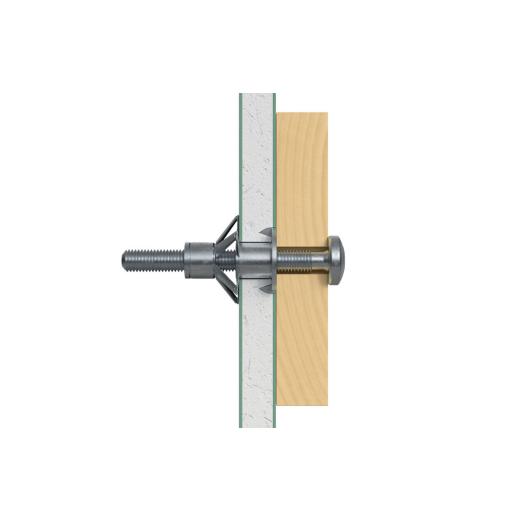 Hohlraum-Metalldübel HM 5 x 52 S | 50 Stück