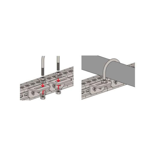 fischer - Rohrbügel Massiv FMFPSU 150 | 15 Stück