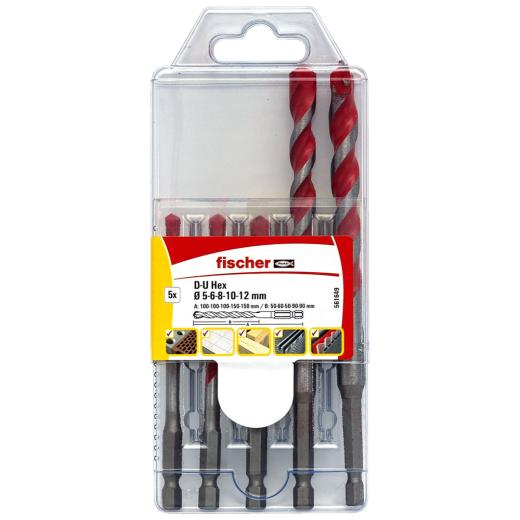 Universalbohrer D-U Hex Set 5-12 mm