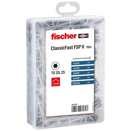 fischer Meisterbox ClassicFast SK TG TX 4,5-5,0 (110 teilig)