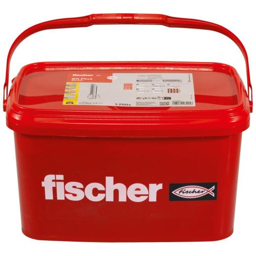 fischer Spreizdübel SX Plus 8 x 40 | Eimer | 1.200 Stück