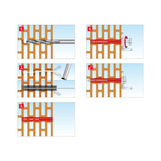 TOX Parallel expansion wall plug Bizeps 12x90 mm | 25 pieces