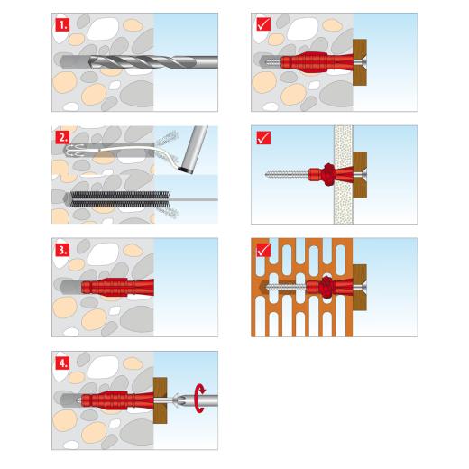 TOX Allzweckdübel Tri 6x36 mm | 100 Stück