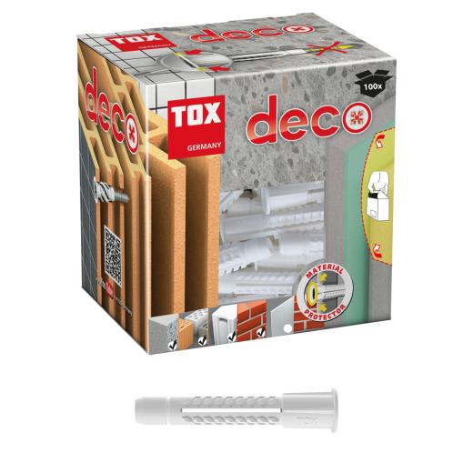 TOX Allzweckdübel Deco 5x25 mm | 100 Stück