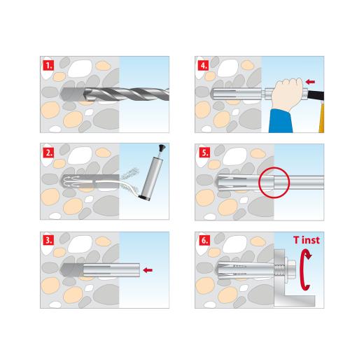 TOX Chasse-outil pour cheville à frapper Impact Tool SW6