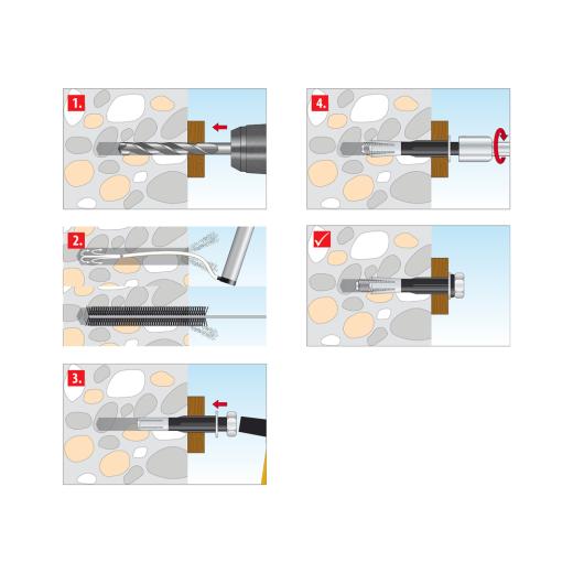 Metrischer Langdübel Control 12x60 mm | 25 Stück