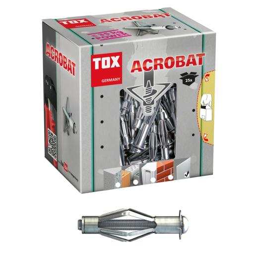 TOX Metall-Hohlraumdübel Acrobat M6x37 mm | 25 Stück