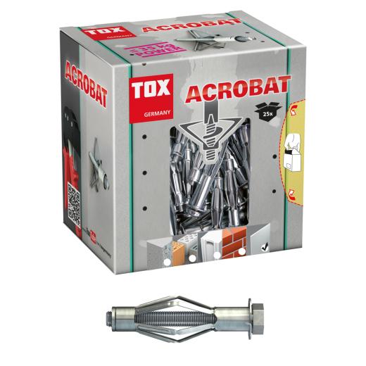 TOX Metall-Hohlraumdübel Acrobat M8x68 mm | 25 Stück