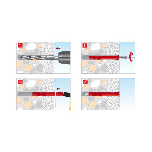 Dämmstoffscheibe Disc 75x8 mm | 100 Stück