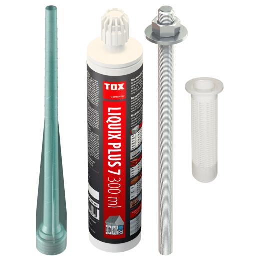 TOX Composite mortar Liquix Plus 7 mounting kit 15 pcs., styrene-free 300 ml