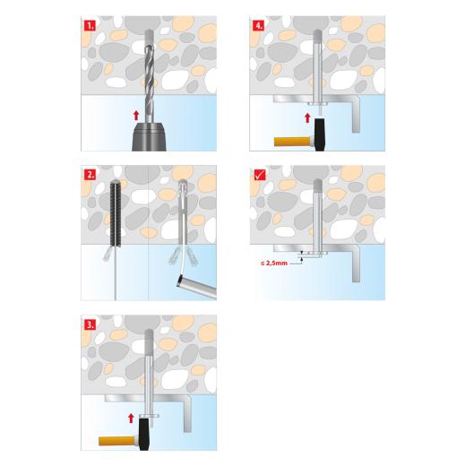 TOX Ceiling nail Top 6x65 mm | 100 pieces