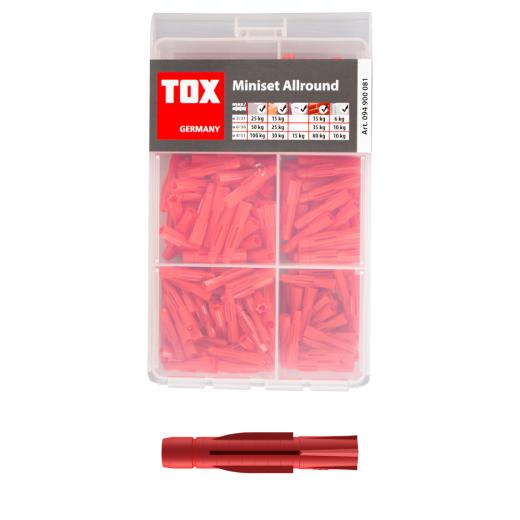 TOX Surtido estándar Miniset Allround 240 piezas | 240 piezas