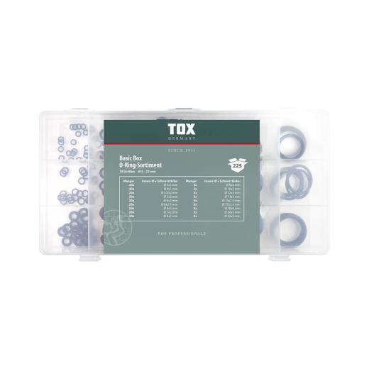 TOX Basic Box O-Ring - Sortiment 225 tlg. | 225 Stück