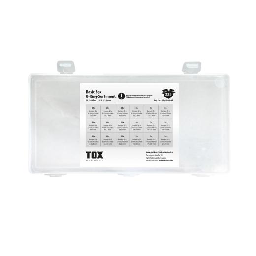 TOX Basic Box O-Ring - Sortiment 225 tlg. | 225 Stück