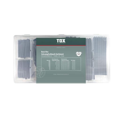 TOX Basic Box Schrumpfschlauch - Sortiment 127 tlg. | 127 Stück