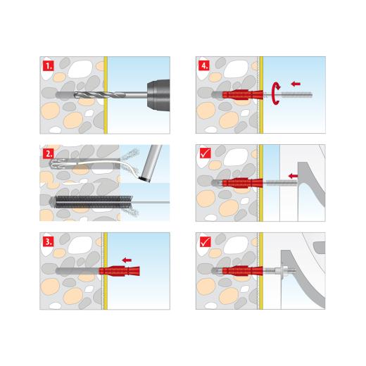 Stockschraube Boltix M8x50 mm | 100 Stück