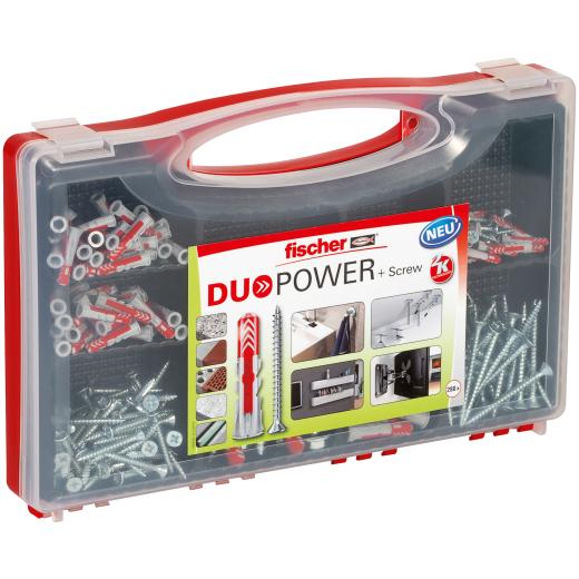 fischer Red-Box DuoPower + Schrauben (140 teilig)