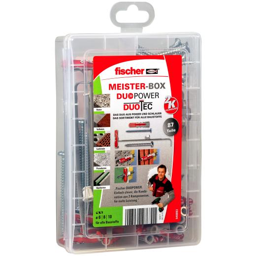 fischer Meister-Box DuoPower-DuoTec (87 teilig)