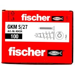 fischer Gipskartondübel GKM 27 - 100 Stück