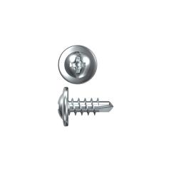 fischer Profile connection screw 4,2 x 13, PH2, mushroom head, steel galvanized, blue passivated - 1000 pieces