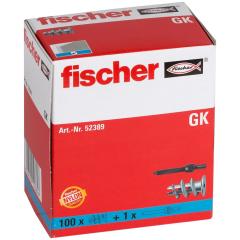 fischer Gipskartondübel GK | 100 Stück