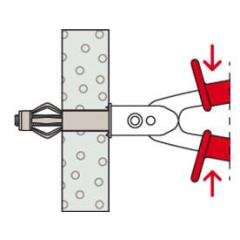 Pinza de montaje profesional HM Z1 para la instalación de tacos HM