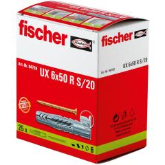 fischer Universaldübel UX 10 x 60 R | 25 Stück