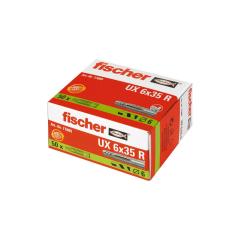 fischer Cheville universelle UX 6 x 35 R - 50 pièces