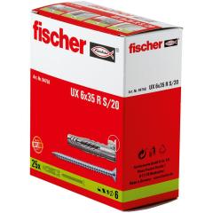 fischer Universeelplug UX 6 x 35 RH - 25 stuks