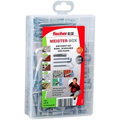 fischer Meister-Box UX mit Schrauben und Haken (118 Teile)