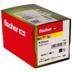 fischer Nageldübel N Green 8 x 80/40 S Senkkopf | 45 Stück