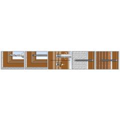 fischer Fensterrahmenschraube FFSZ 7,5 x 52 - 100 Stück