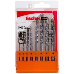 fischer - Steinbohrer D-S | Set 3-10 mm P (8 Stück)