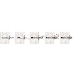 fischer - Bolzenanker FBZ 10/20 | 25 Stück