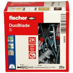 fischer - Gipskartondübel DuoBlade S | 20 Stück