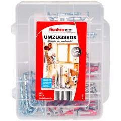 fischer Umzugsbox DuoPower 6, 8 (64 teilig)