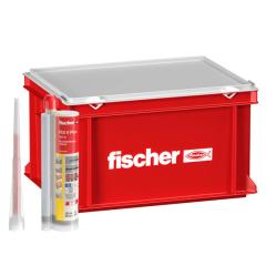 fischer Handwerkerkoffer groß | mit Hochleistungsmörtel FIS V Plus 360 S | 20 Kartuschen