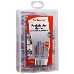 fischer Praktische Helfer Outdoor & Feuchtraum (130 teilig)