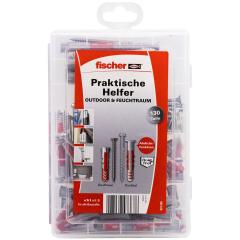 fischer Praktische Helfer Outdoor & Feuchtraum (130 teilig)