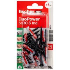 fischer - DuoPower 6 x 30 S Ind K | 80 Stück