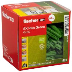 fischer Plug SX Plus Green 6 x 50 - 90 stuk