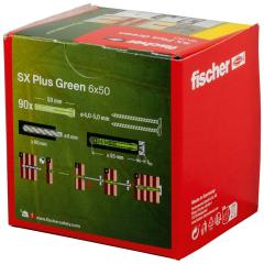 fischer Plug SX Plus Green 6 x 50 - 90 stuk