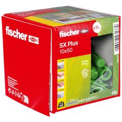 fischer Plug SX Plus Green 10 x 50 - 45 stuk