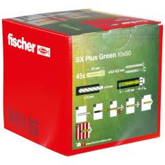 fischer Fissaggio in nylon SX Plus Green 10 x 50 - 45 pezzi