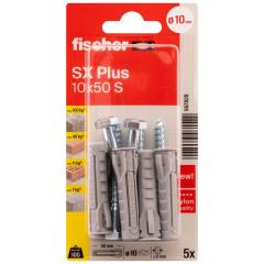 fischer Tassello SX Plus 10 x 50 S con vite K | 25 pezzi